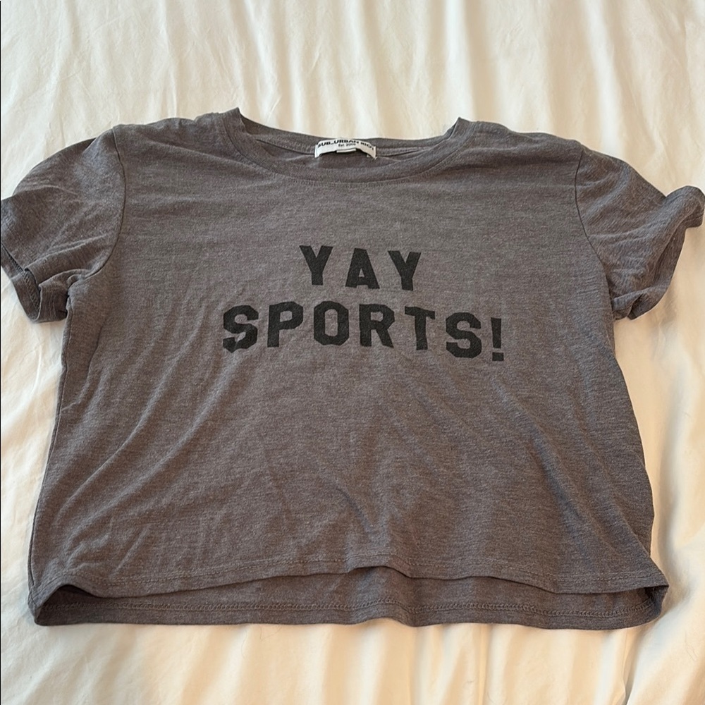 Gray 'Yay Sports!' T-Shirt